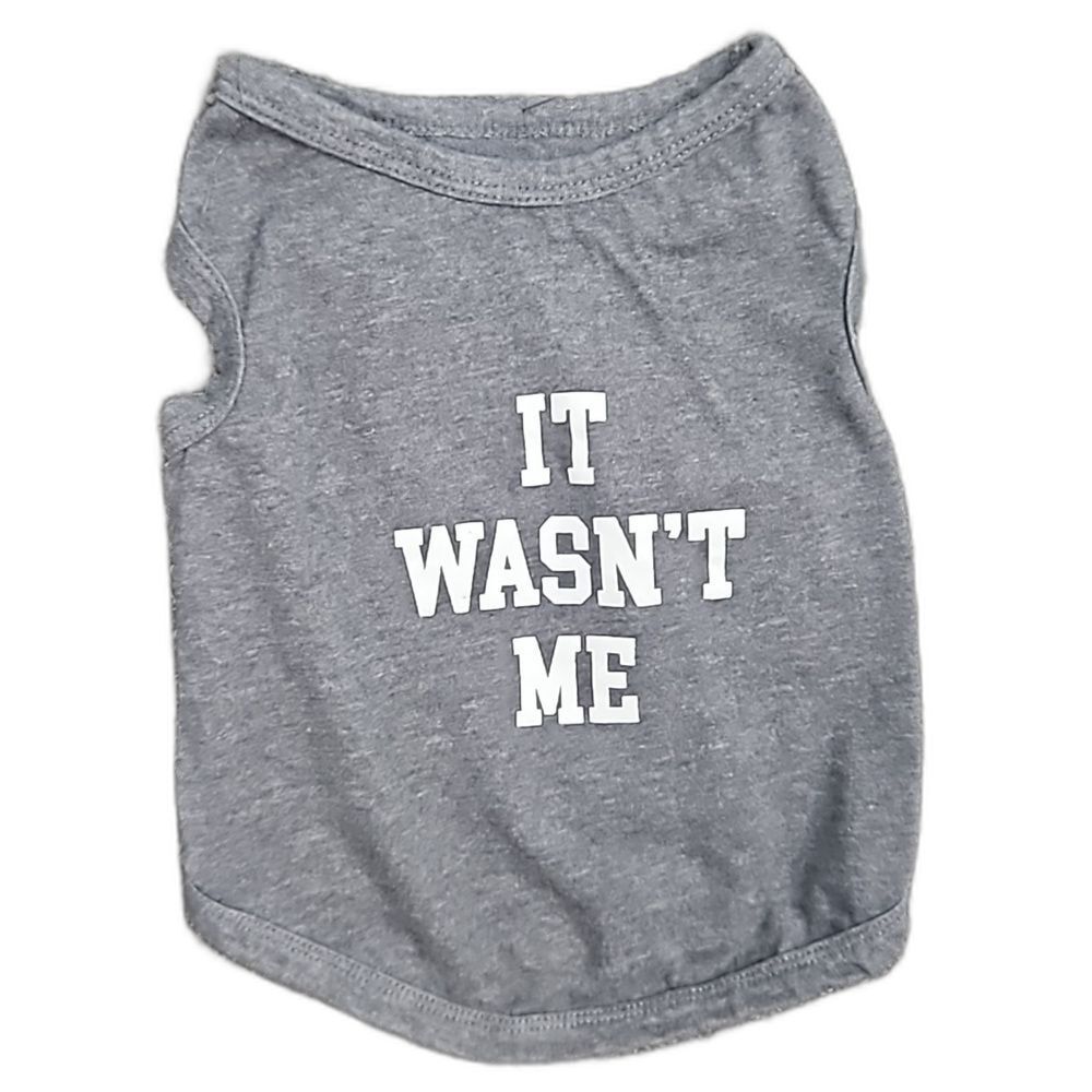 Pet Dog Shirt Size Medium "It Wasn't Me"